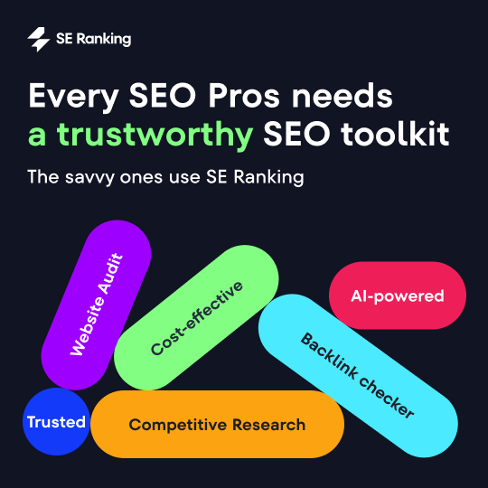SE Ranking — a trustworthy SEO toolkit